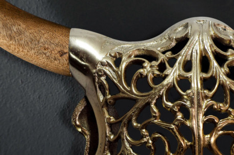 MANGO TRÄ & GULD METALL 2