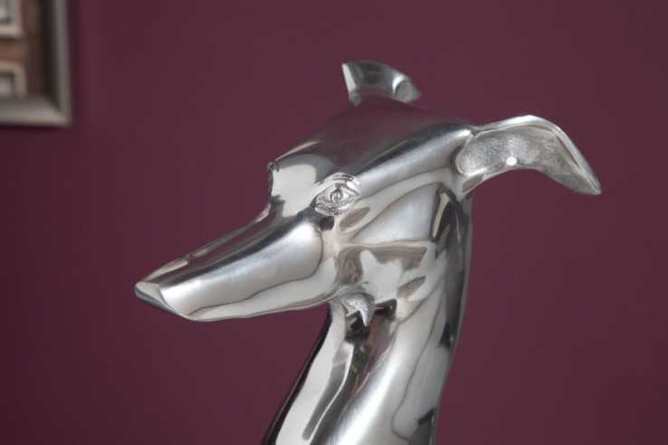  VINTHUND I SILVERFÄRGAD ALUMINIUM