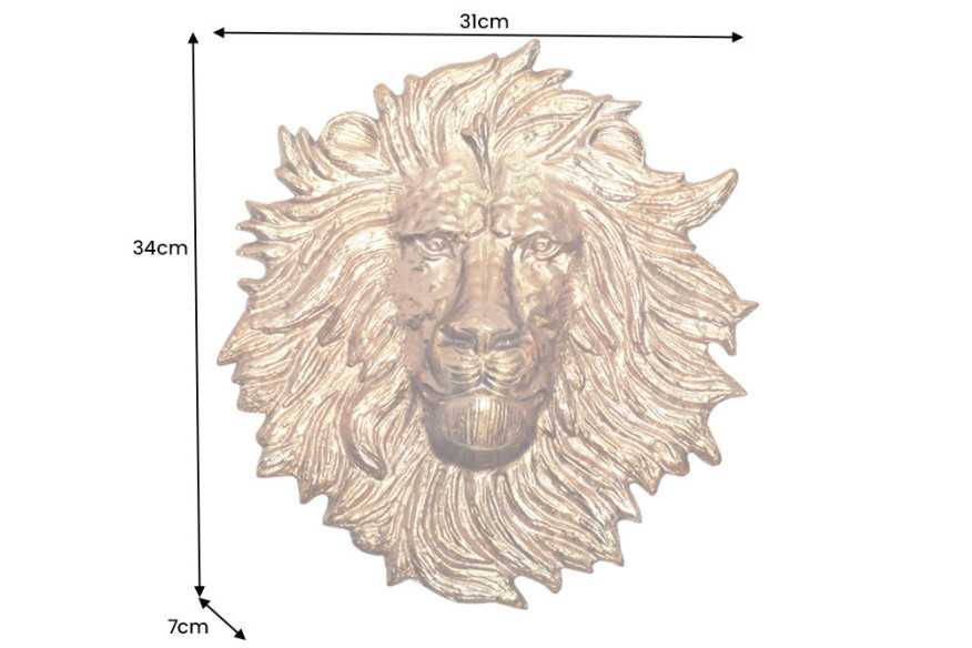 LEO - 31CM VÄGGDEKORATION