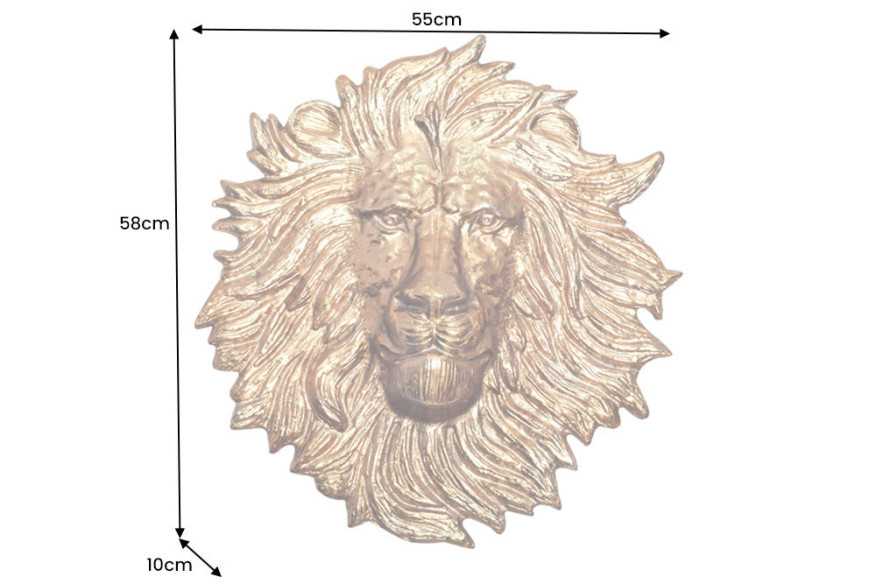 LEO - 55CM VÄGGDEKORATION