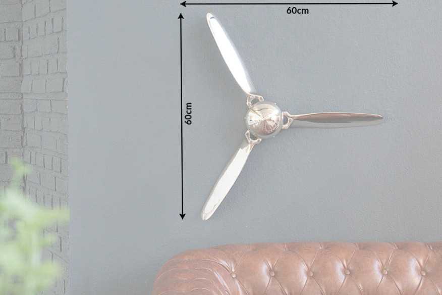  SILVERFÄRGAD PROPELLER I ALUMINIUM