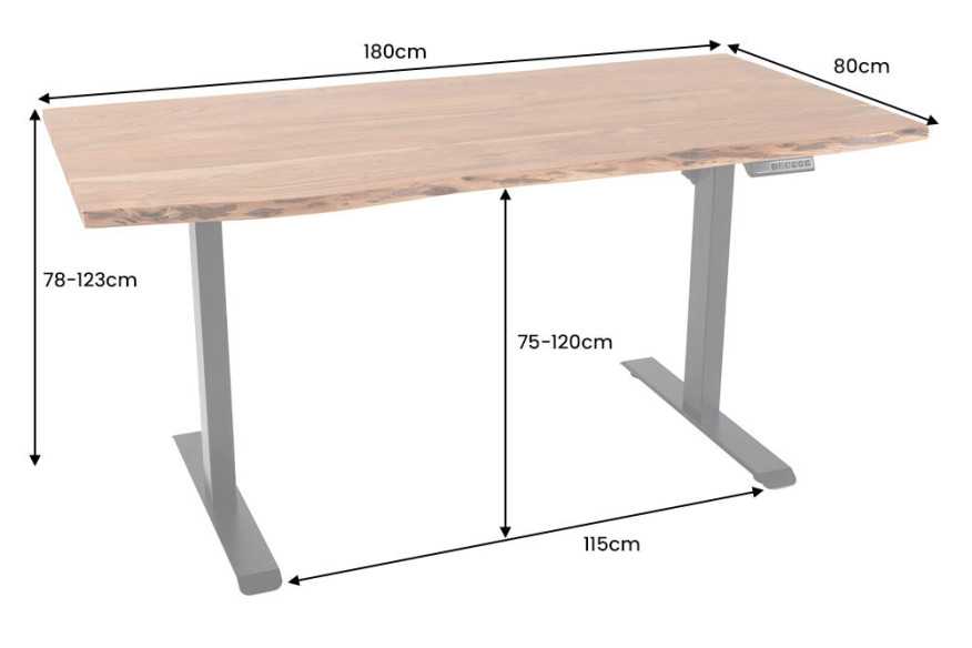 JURA - 180CM SKRIVBORDSSKIVA