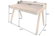 MONSOON - 120CM SKRIVBORD