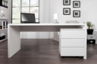  HÖGBLANK VIT MDF