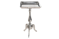 PICCOLO - 55 cm fyrkantigt sidobord i silver