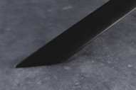 OVALT KERAMIK VIT MARMOR & SVART STATIV