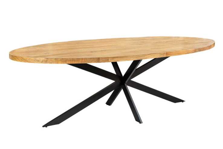  OVALT MANGOTRÄ NATURBRUNT