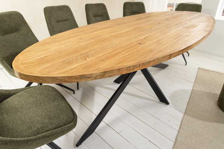  OVALT MANGOTRÄ NATURBRUNT