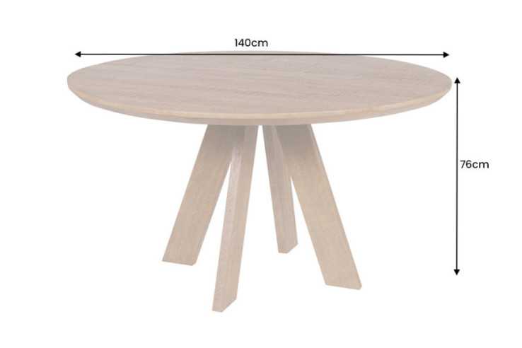 LYRA - 140CM RUNDT MATBORD