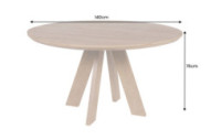 LYRA - 140CM RUNDT MATBORD