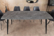 KERAMIK ANTRACIT MARMOR & SVART METALL