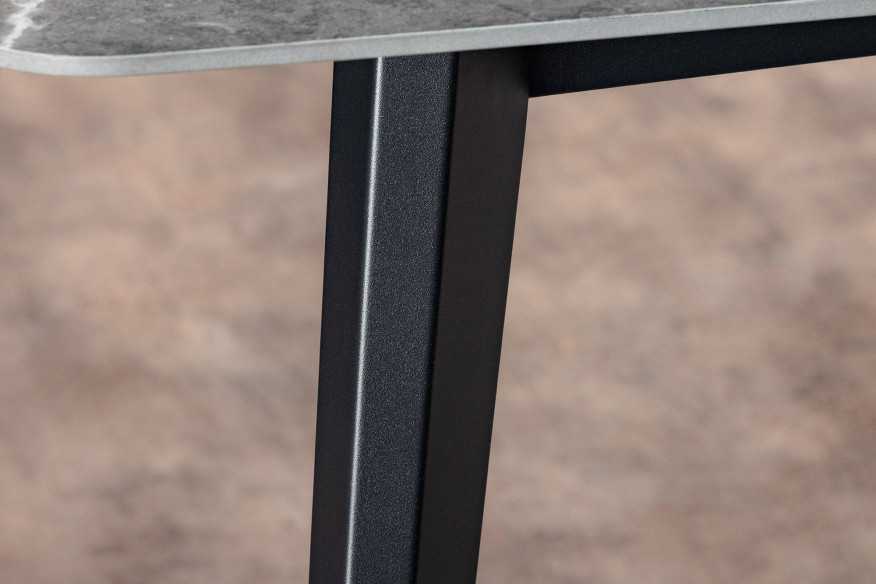  KERAMIK ANTRACIT MARMOR & SVART METALL