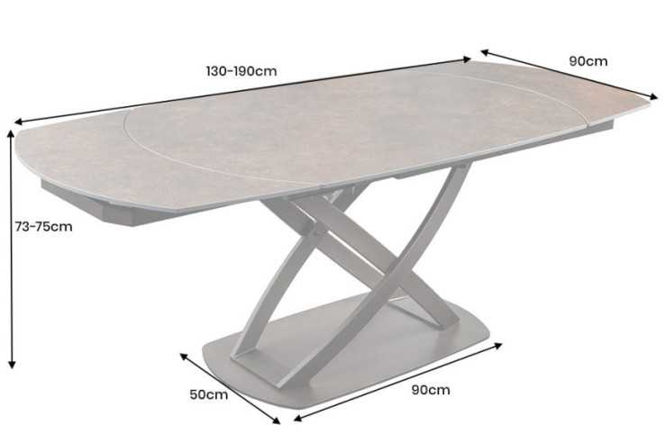 NOVA - 130–190CM MATBORD