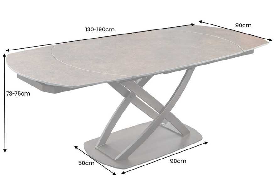 NOVA - 130–190CM MATBORD