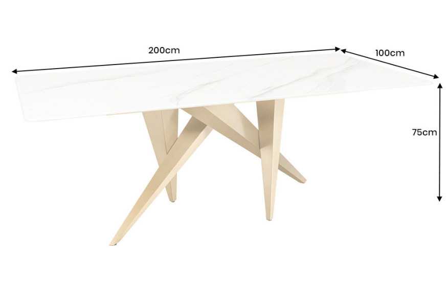 AURORA - 200CM MATBORD
