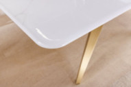KERAMIK VIT MARMOR & CHAMPAGNEGULD
