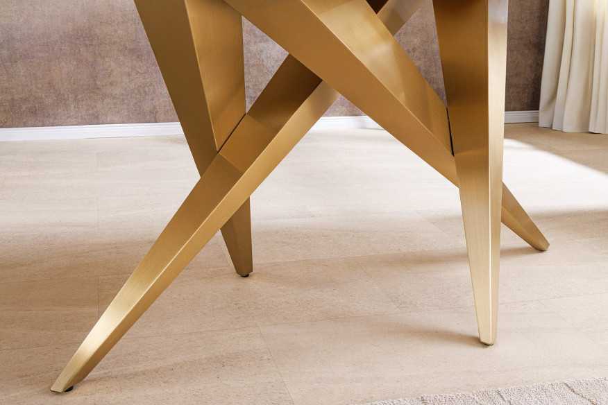  KERAMIK VIT MARMOR & CHAMPAGNEGULD