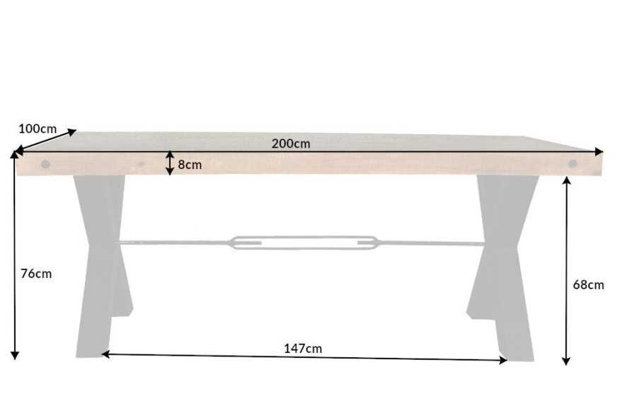 THORIUM - 200CM MATBORD