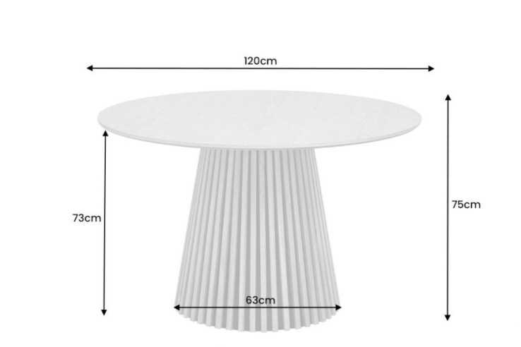POLARIS - 120CM RUNDT MATBORD