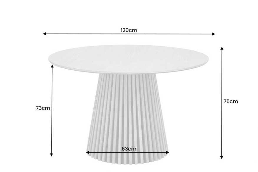 POLARIS - 120CM RUNDT MATBORD