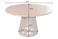 AURORA - 130CM MATBORD