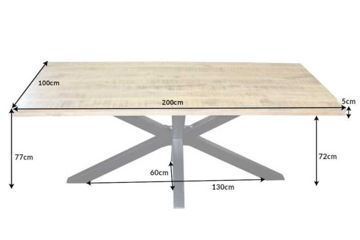 GALAXIA - 200CM MATBORD