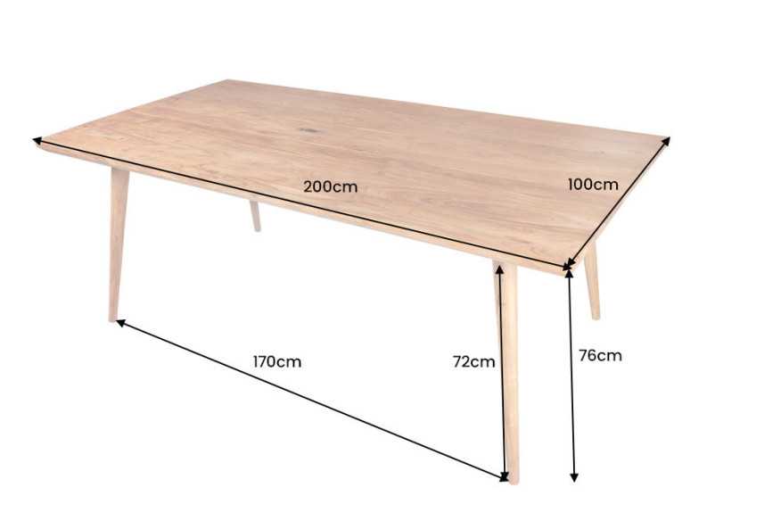 ORION - 200CM MATBORD