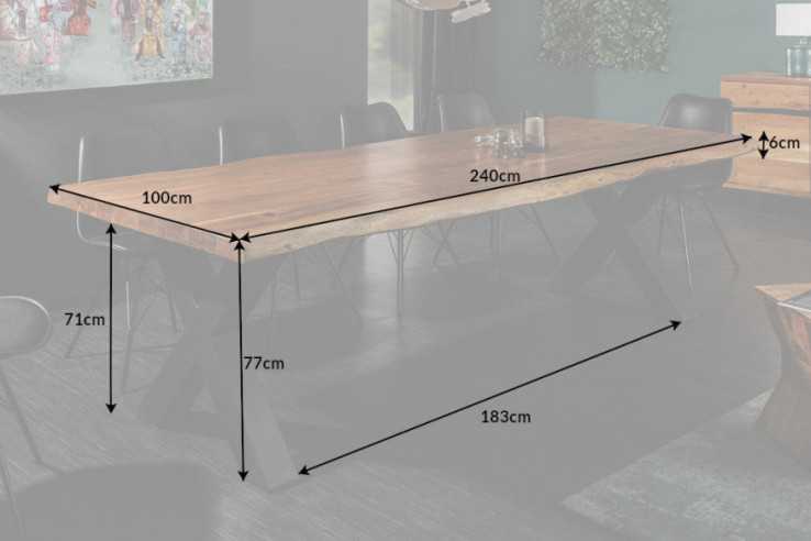 JURA NOVA - 240CM MATBORD