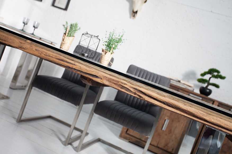  ÅTERVUNNEN TEAK & METALL