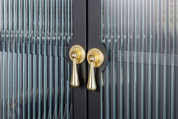  RIBBAT GLAS SVART/GULD