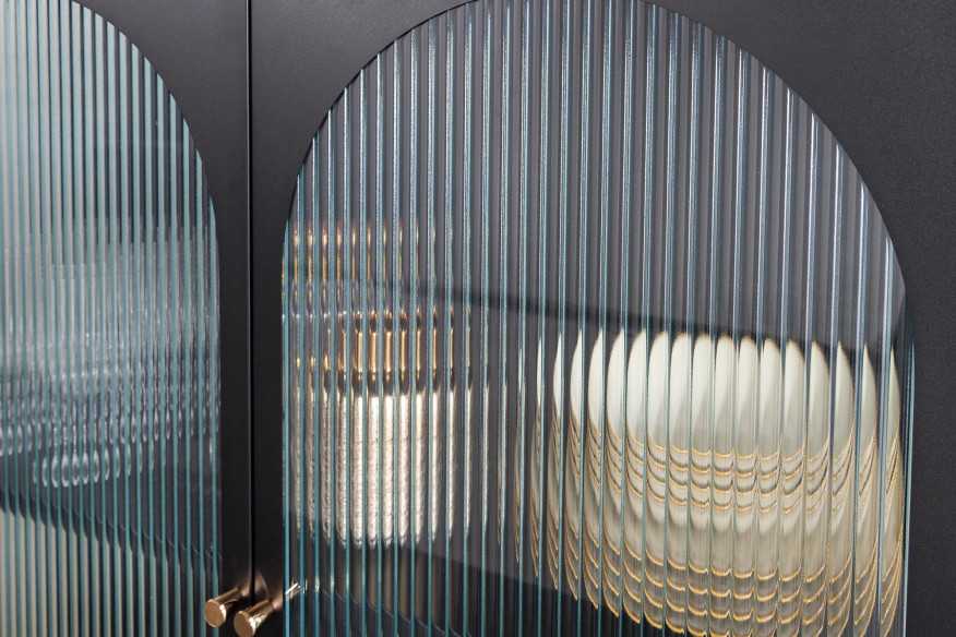  RIBBAT GLAS SVART/GULD
