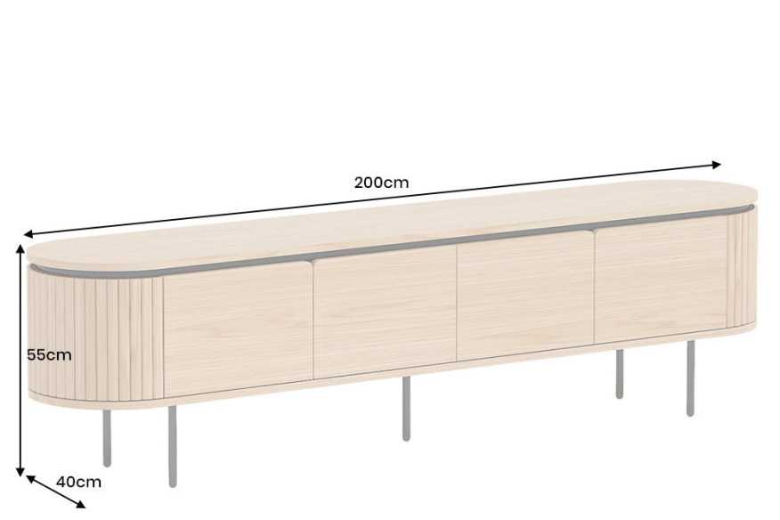 ORION - 200CM TV-BÄNK