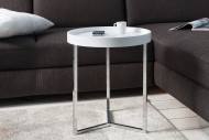 Couchtisch Modul 40cm weiss silber
