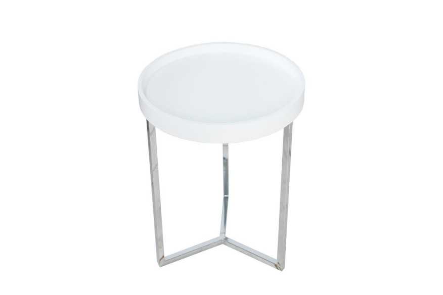Couchtisch Modul 40cm weiss silber