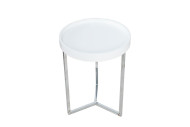 Couchtisch Modul 40cm weiss silber