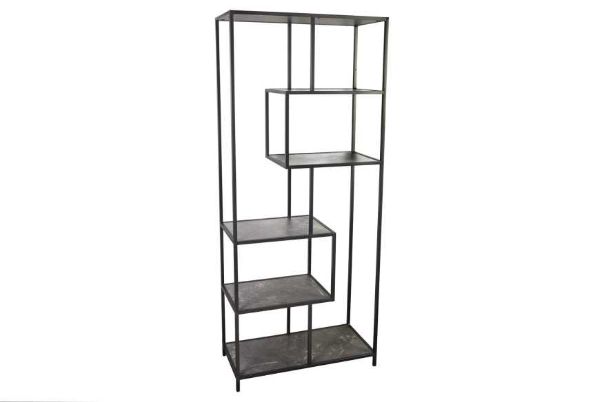  MARMORLOOK ANTRACIT & SVART METALL