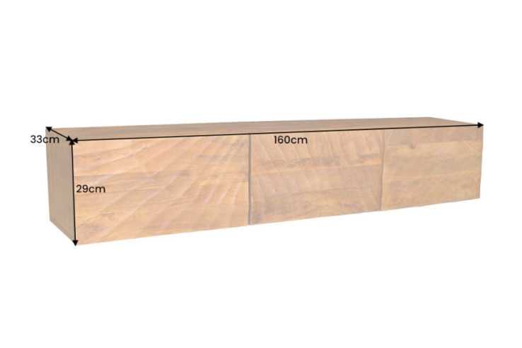 SCORPIUS - 160CM VÄGGHÄNGD TV-BÄNK