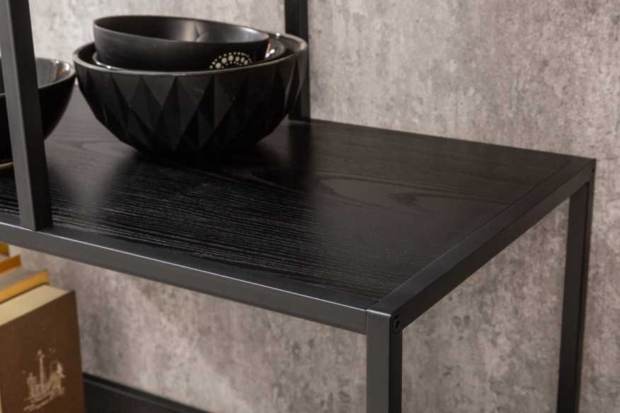  SVART ASKLOOK & METALLSTATIV