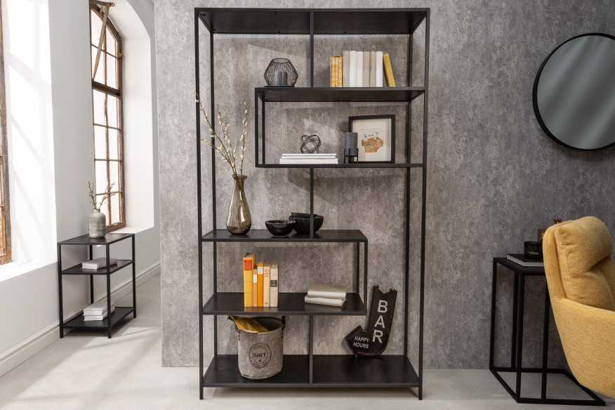 SVART ASKLOOK & METALLSTATIV