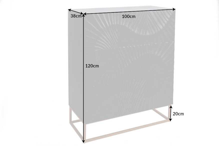  SVART MANGO OCH METALL