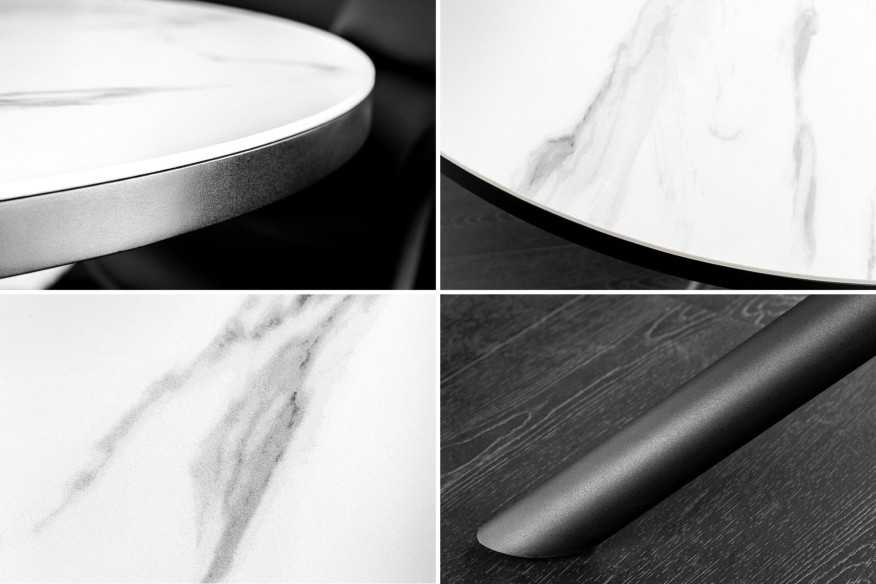  VIT MARMORLOOK KERAMIK/GLAS