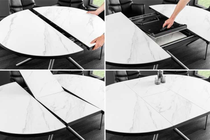 GALATEA - 120-160CM RUNT MATBORD