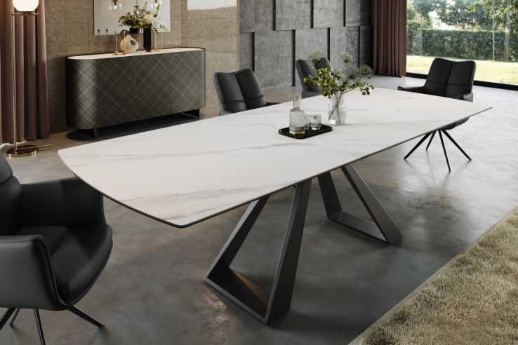  VIT MARMORLOOK KERAMIK/GLAS