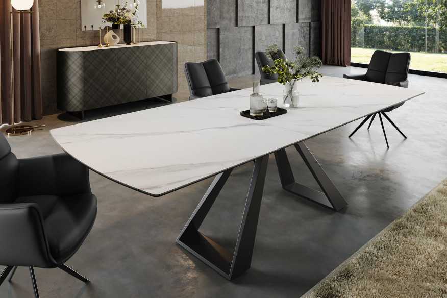  VIT MARMORLOOK KERAMIK/GLAS