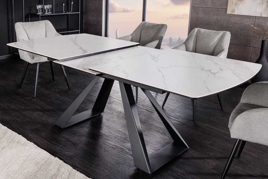  VIT MARMORLOOK KERAMIK/GLAS