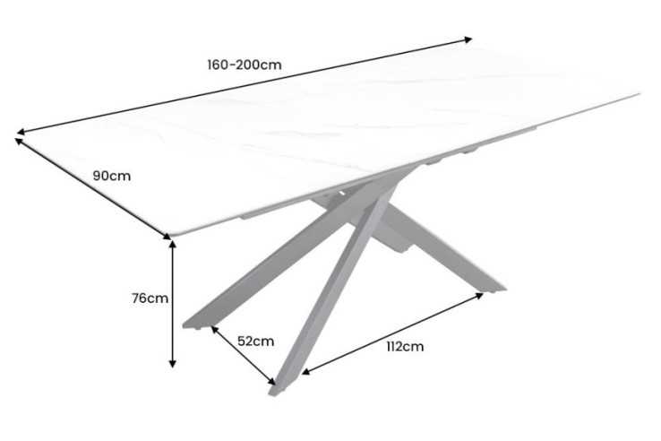 POLARIS - 160-200CM MATBORD