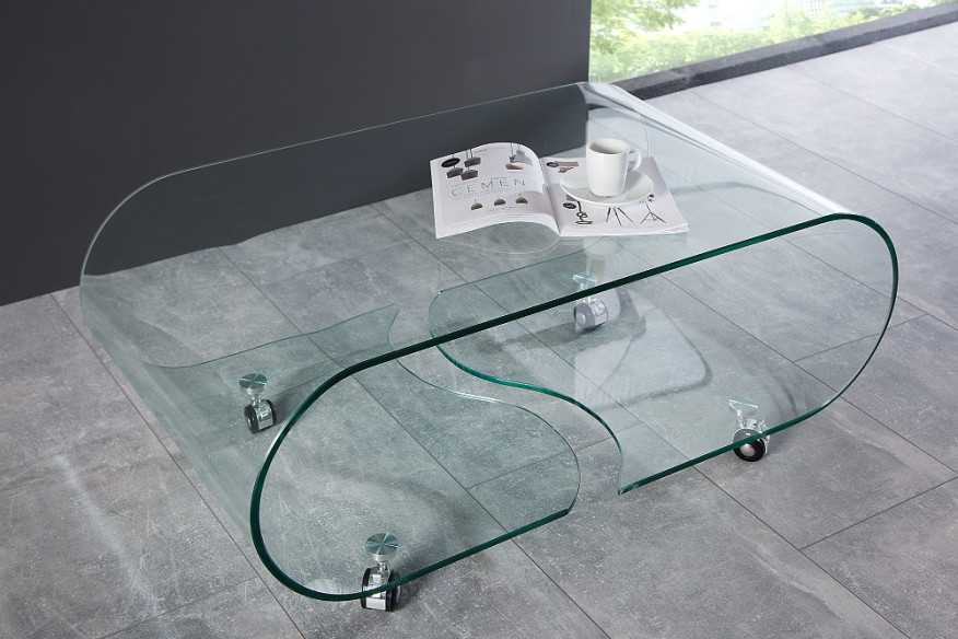 OPAQUE - BORD I GLAS 90CM