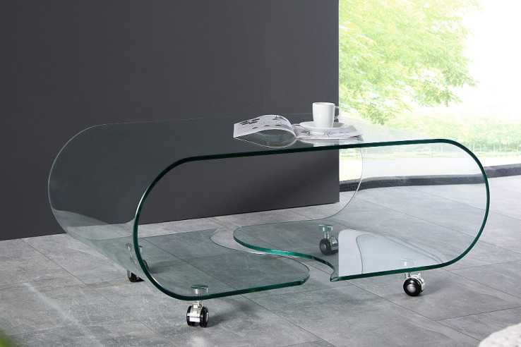 OPAQUE - BORD I GLAS 90CM