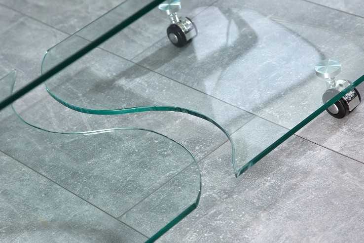 OPAQUE - BORD I GLAS 90CM