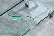OPAQUE - BORD I GLAS 90CM